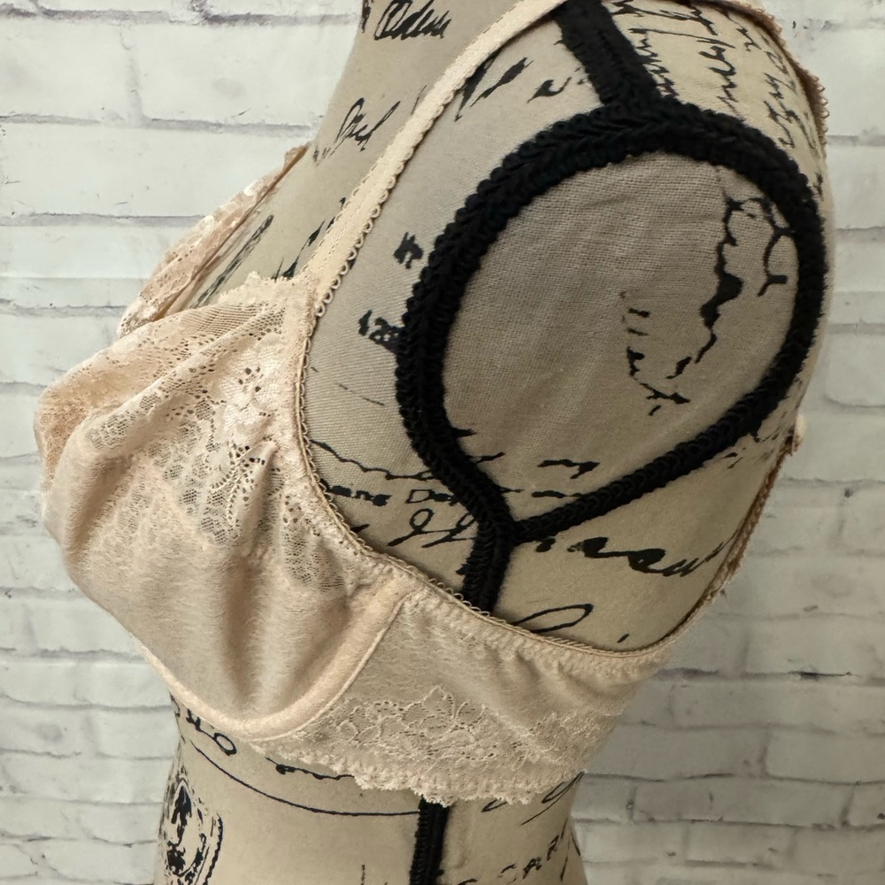Wacoal Bra Size 36DD The Insider Underwire‎ Unlined Beige Style 851212 Rare - Picture 2 of 7